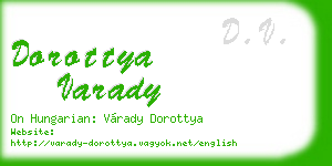 dorottya varady business card